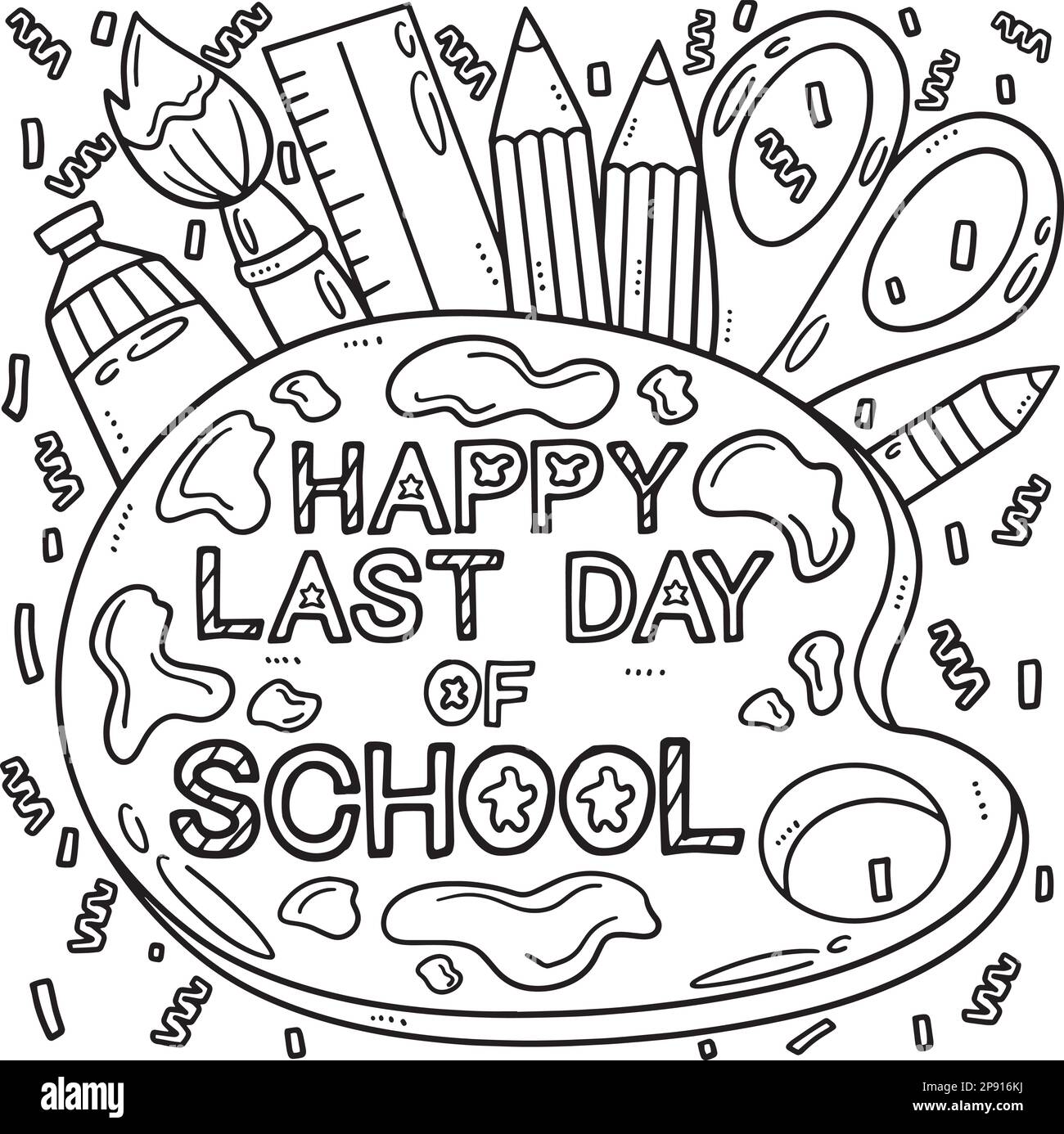 Last Day of School Coloring Pages